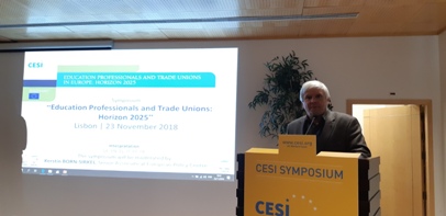 Discours d'ouverture du colloque de la CESI « Les professionnels de l’éducation et les syndicats à l’horizon 2025 »